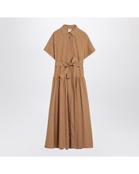 Max Mara - Caramel-Coloured Shirt Dress - Lyst