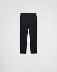 Prada - Pantalone Popeline - Lyst