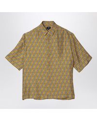 Fendi - Ff Labyrinth Silk Shirt - Lyst