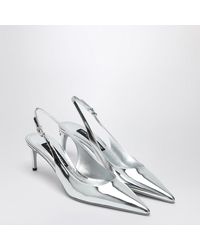Dolce & Gabbana - Pointed Design Slingback Pumps With Ankle Strap - Lyst