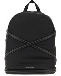 McQueen - Logo-print Shell Backpack - Lyst