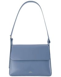 A.P.C. - Virginie Flap Mini Shoulder Handbag - Lyst