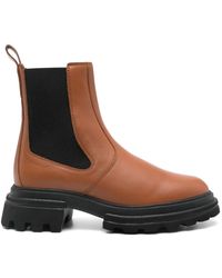Hogan - Mini Leather Chelsea Ankle Boots - Lyst