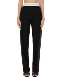 Alexander Wang - Pants With Logo - Lyst