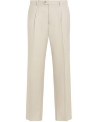Etro - Single Pleat Wool Pants For - Lyst