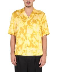 Dries Van Noten - Floral Print Button-Up Shirt With Field Collar - Lyst