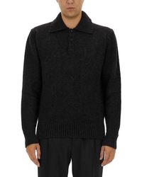 Dolce & Gabbana - Wool Polo Sweater - Lyst