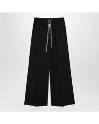 Rick Owens - Wide-Fit Trousers With Drawstring And Flap Pockets - Lyst