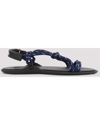 Miu Miu - Premium Leather Thongs For - Lyst