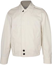 Lanvin - Ice Color Cotton Blouson Jacket - Lyst