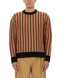 Lanvin - Regular Fit Merino Wool Sweater - Lyst
