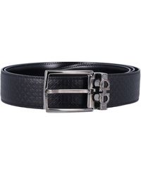 Ferragamo - Reversible And Adjustable Gancini Belt - Lyst