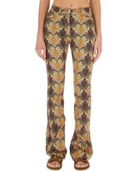 Etro - Paisley Print Slim Fit Jeans - Lyst