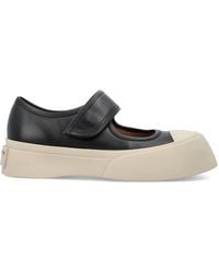 Marni 40mm Neoprene Mary Jane Platform Sneaker in Blue | Lyst