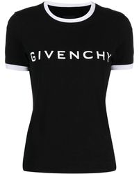 Givenchy - Classic Logo Collar T-Shirt For - Lyst