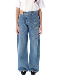 JW Anderson - Twisted Workwear Denim Pant - Lyst