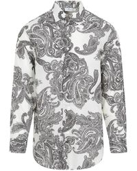 Etro - Paisley Print Mini Shirt For - Lyst