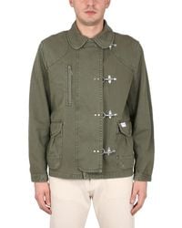 Fay - Mini Jacket With 4 Iconic Front Hooks - Lyst