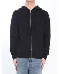 Loewe Puzzle Relaxed Fit Hoodie in Blue for Men | Lyst