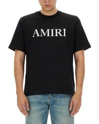 Amiri - Brand-Embellished Crewneck Cotton-Jersey T-Shirt - Lyst