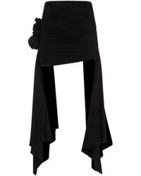 Magda Butrym - Chic Mini Skirt With Asymmetrical Hem - Lyst