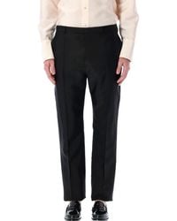 Saint Laurent - High Waisted Pants - Lyst