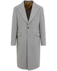 Etro - Rome Double Breasted Peacoat - Lyst