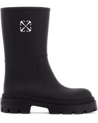 Off-White c/o Virgil Abloh - Reboot Arrow Rain Boots - Lyst