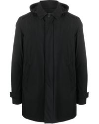 Herno - Padded Jacket With Detachable Hood For - Lyst