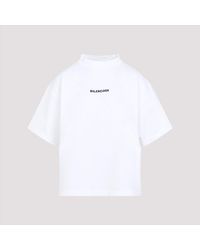 Balenciaga - Cropped S/S Mini T-Shirt - Lyst