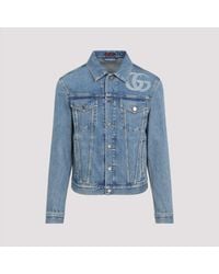 Gucci - Mid Wash Denim Trucker Jacket - Lyst
