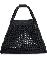 Max Mara - Mini Raffia Handbag With Open Compartment - Lyst