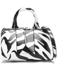 The Attico - Zebra-Print Tote Bag - Lyst