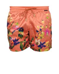 Etro - Beachwear Swimsuit With Elastic Waistband - Lyst