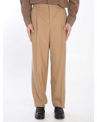 Saint Laurent - Carrot-Fit Trousers - Lyst