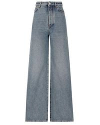 Loewe - High-Waisted Denim Jeans For - Lyst