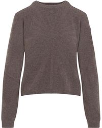 Moncler - Biker Round Neck Pullover - Lyst