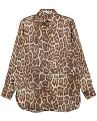 Stella McCartney - Leopard Print Shirt - Lyst