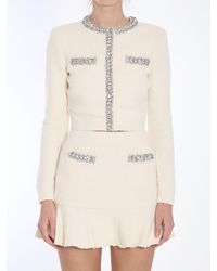 Self-Portrait - Soft Knit Cardigan - Lyst