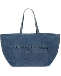 Alexander Wang - Denim Tote Bag Punch - Lyst