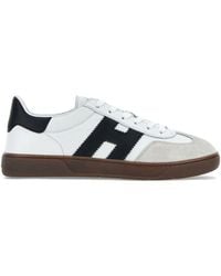 Hogan - Cool Suede And Smooth Leather Sneakers - Lyst