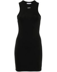 Off-White c/o Virgil Abloh - Mini Dress With Logo - Lyst
