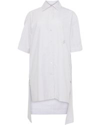 JW Anderson - Short Sleeve Step Hem Shirt Dress - Lyst