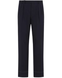 Brioni - Elegant Wool Pants For Ss25 - Lyst