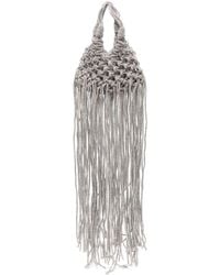 HIBOURAMA - Mini Fringe Clutch Bag - Lyst