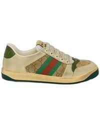 Gucci - Screener Leather Sneaker - Lyst