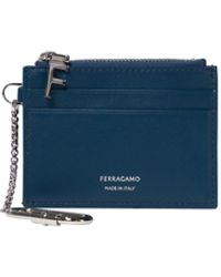 Ferragamo - Mini Leather Wallet & Card Holder - Lyst