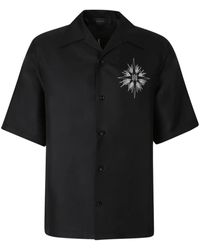 Amiri - Logo Silk Shirt - Lyst