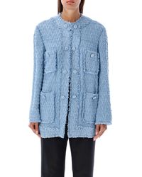 Dolce & Gabbana - 4 Pockets Tweed Jacket - Lyst