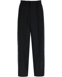 Jil Sander - Relaxed Fit Wool Gabardine Trousers - Lyst